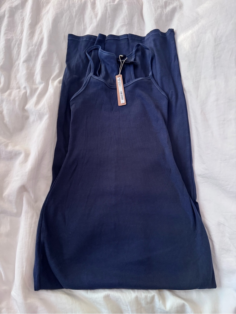 NWT Skims Ribbed Navy Tank Dress Sm
